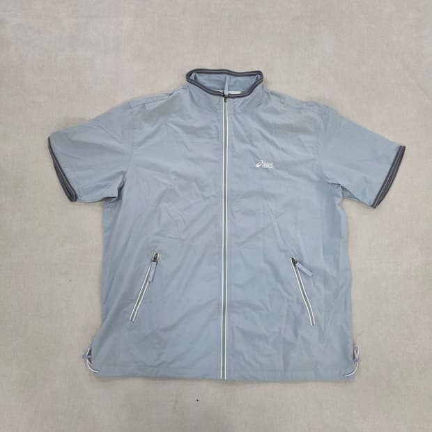 [105] 아식스 기능성 반팔 바람막이 집업 자켓 1230J