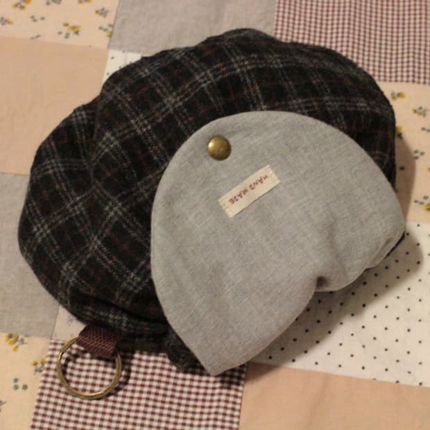 핸드메이드 빈티지 업사이클링 밴딩 파우치