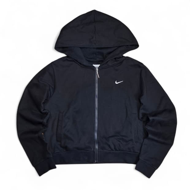 나이키 스우시 크롭 후드집업 (S)