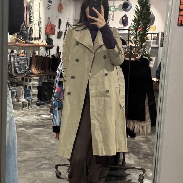 [9678]Burberrys beige trench coat