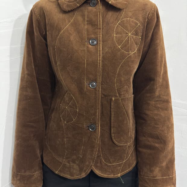 peep design corduroy jacket