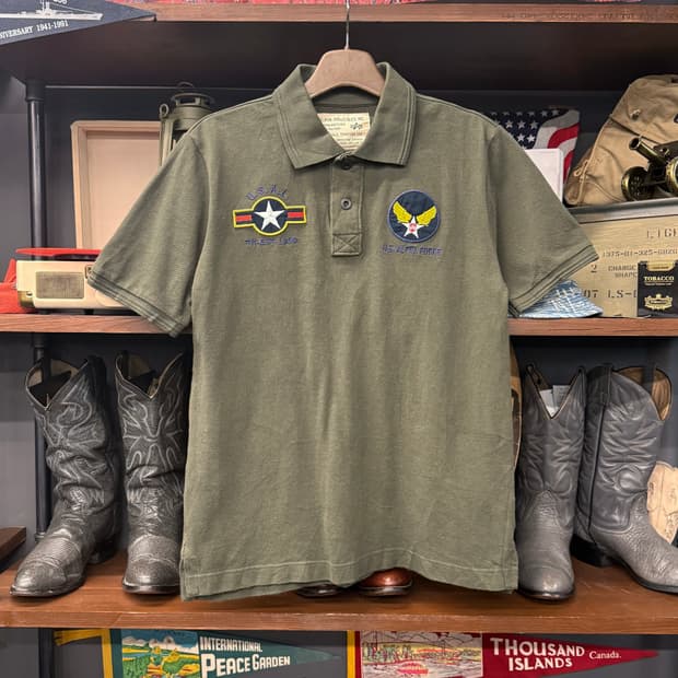 알파 인터스트리 밀리터리 패치와펜 PK 카라티 반팔 N850  