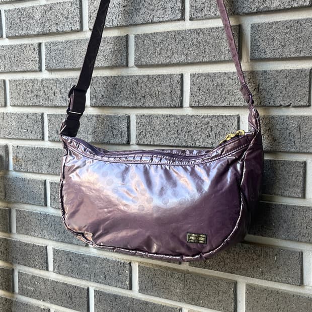 Porter 포터 도트 호보백 퍼플