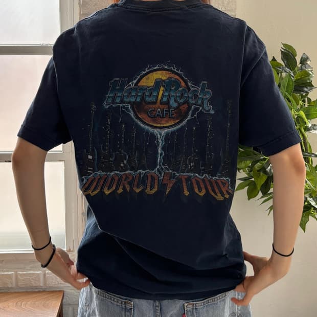 하드락 백프린팅 반팔