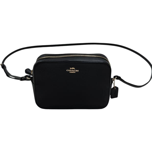 코치 여성 미니 카메라백 크로스백 가방 블랙