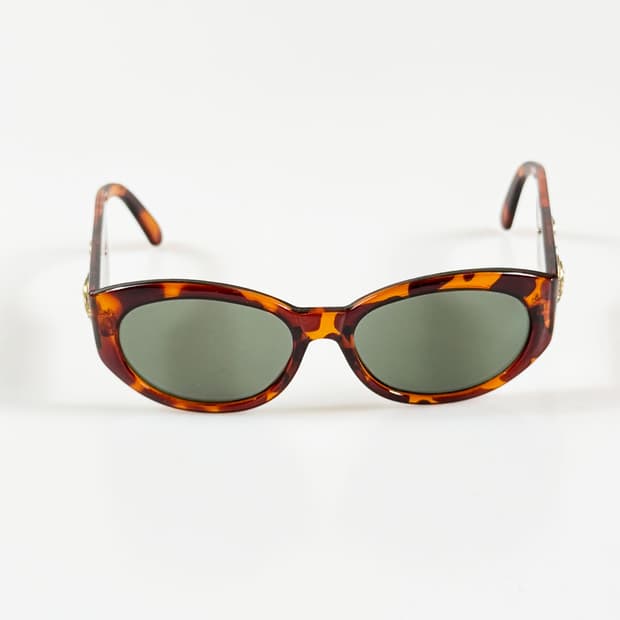 90s JOANNA 레오파드 볼드 스퀘어 빈티지 선글라스