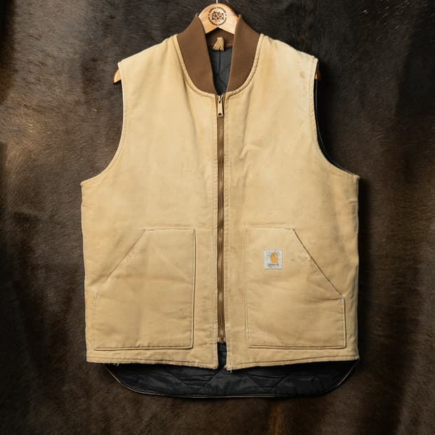 [110] 90s 칼하트 USA 메이드 VQ196 덕 아크틱 베스트 