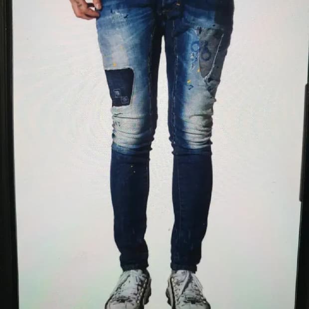 (정품)디스퀘어드2 옐로우 페인팅 수갑 더티덧뎀진

싸이즈31~32. 슬