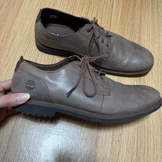 팀버랜드 브라운 가죽 남성 구두