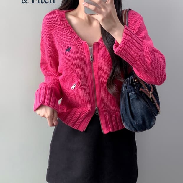 아베크롬비 니트집업