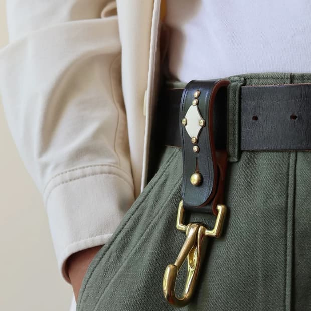 아메카지 카우하이드 키링 rrl무드