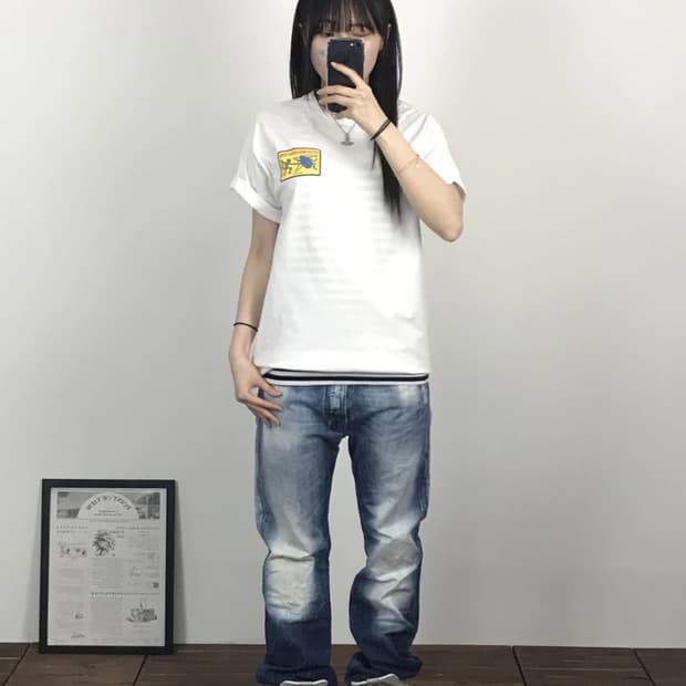 OBEY Back Graphic White Tee
