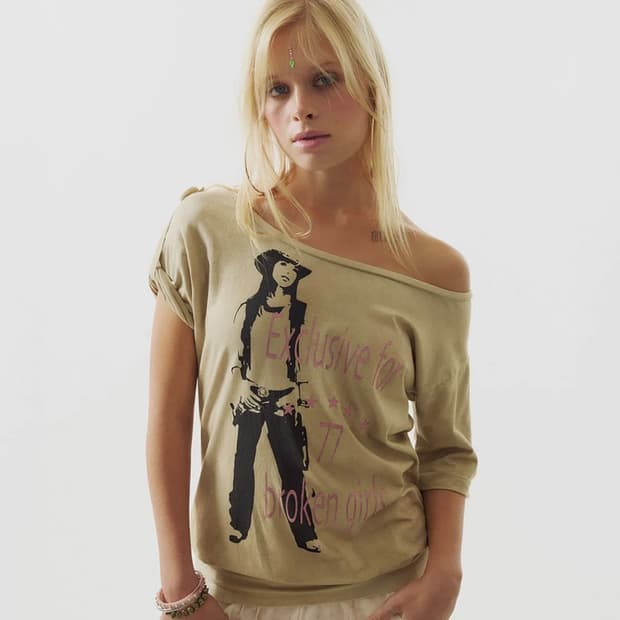 스컬프터 브로큰걸스 롤업티 Broken Girls Roll Up Tee