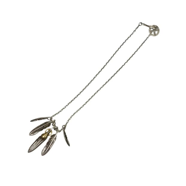 Tady & King 휠 깃털×패더×휠 목걸이  