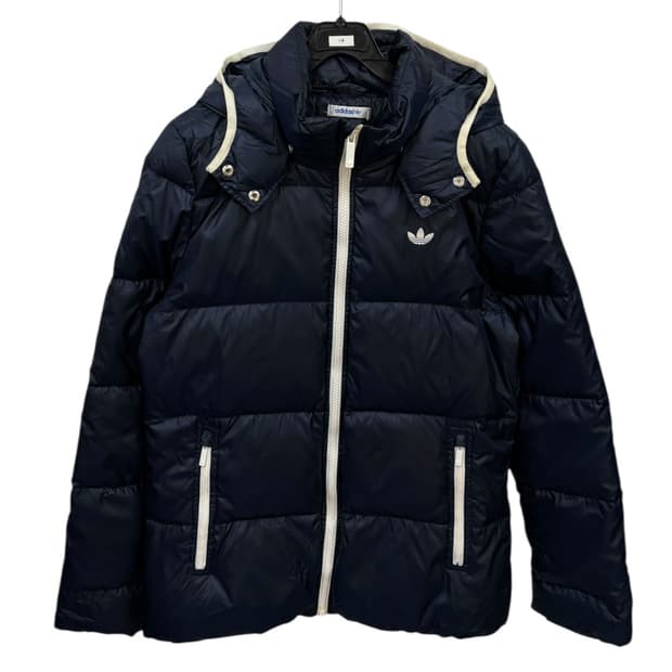 아디다스 우먼 후드탈착 다운패딩