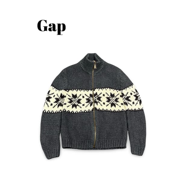 (100)갭니트코위찬집업