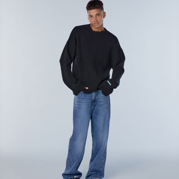 인스턴트펑크 디스트로이드 빈티지 데미지 컷팅 커팅 울 니트