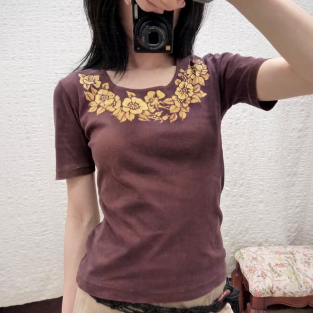 Yellow flower top