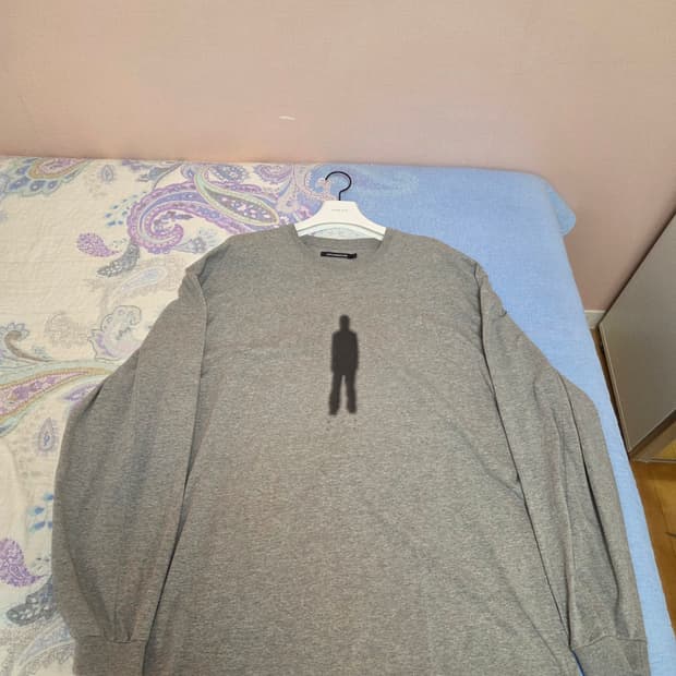 [4] 해칭룸 고스트 티셔츠 그레이