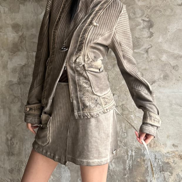 Grailz 워싱디테일 셋업 자켓