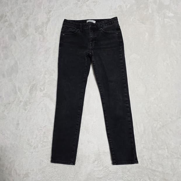 (26)여성 게스 스키니 블랙 데님 팬츠 약기모