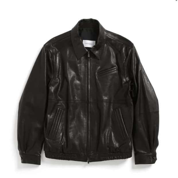 새상품) 해칭룸 스티치 볼륨 레더자켓 3size