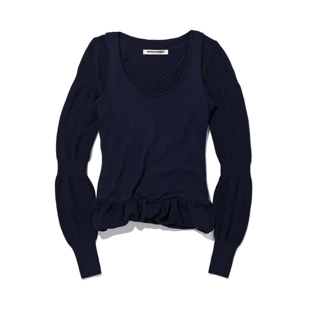 미스치프 리플 레이어드 니트