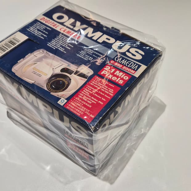 작례O 미개봉 새상품 수집용 올림푸스 c990 zoom 디지털카메라 디카