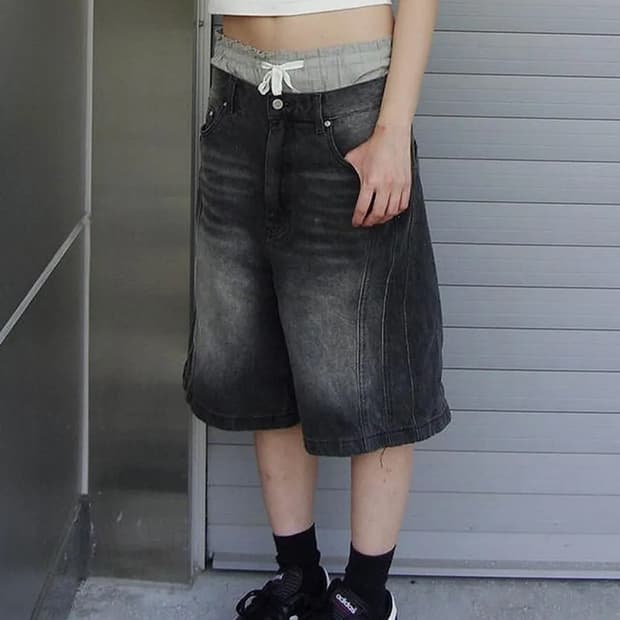 인템포무드 트리플 컷 버뮤다 팬츠