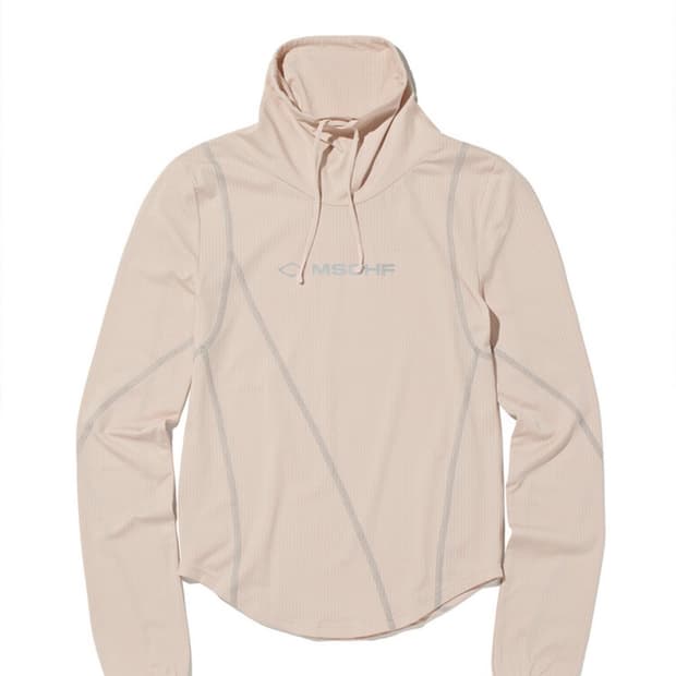 미스치프 DRAPED TURTLENECK TOP