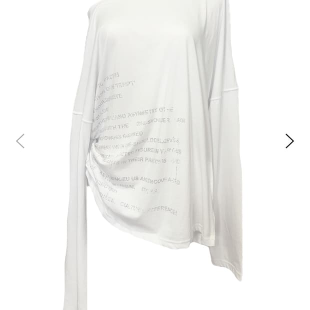 tempt 원숄더 오프숄더 티셔츠