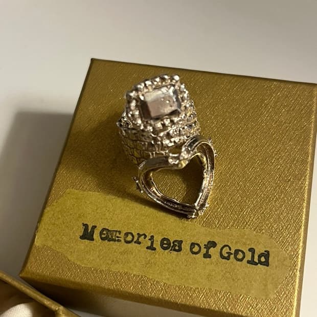 메모리즈오브골드 은반지
