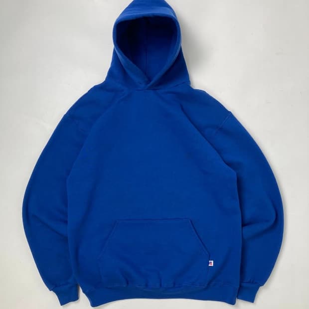 러셀80s 딥블루 후디