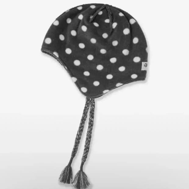 aeae 에이이에이이 땡땡이 도트 비니 차콜