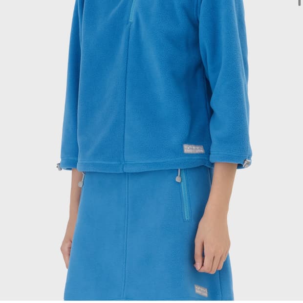 샌디리앙 릴빈 탑 블루 후리스