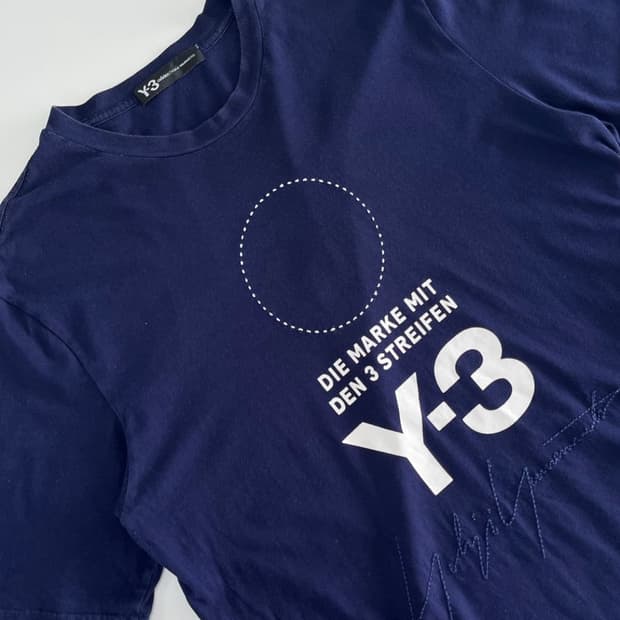 Y-3 요지 야마모토 X adidas tee