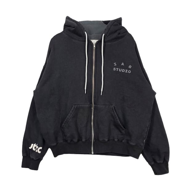 IAB STUDIO x JTBC 아이앱 스튜디오 후드 집업 L