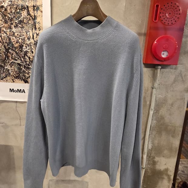 타임옴므 모호크넥 캐시미어니트