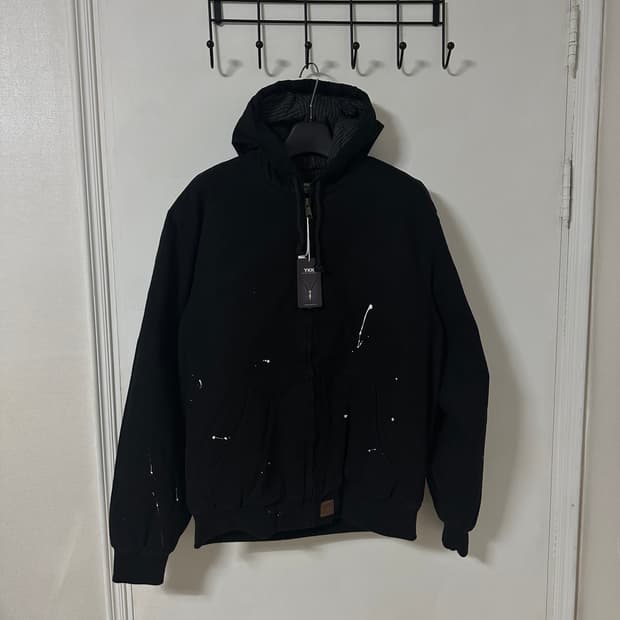 새상품 XL 엠엠엘지 mmlg 워크 후드집업 액티브자켓 블랙