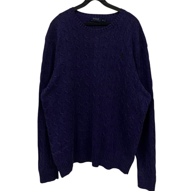 폴로랄프로렌 케이블 울 니트