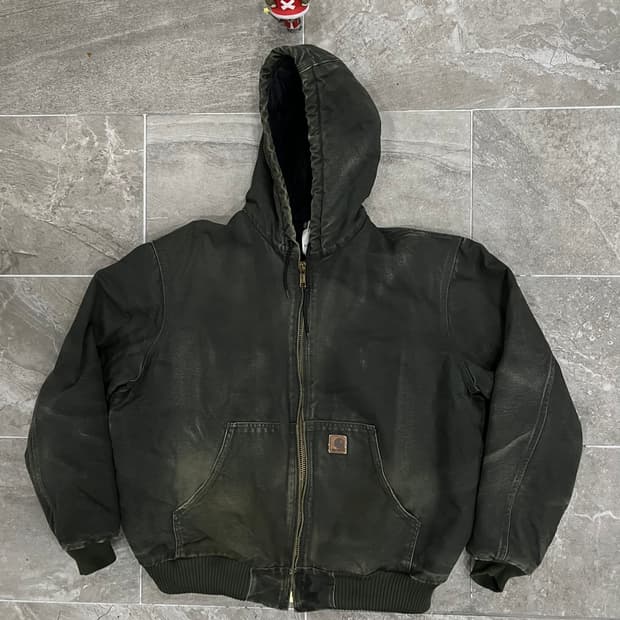 (XL) 칼하트 후드 덕 액티브 자켓 J130 MOS 모스그린