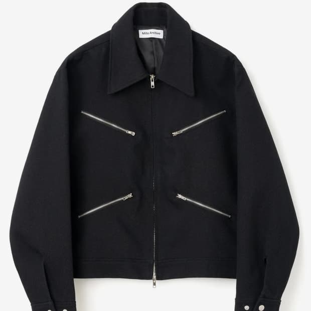 밀로 아카이브 블루종 자켓 - 블랙 L