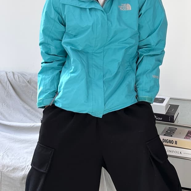 노스페이스 고어텍스 민트 바람막이 90