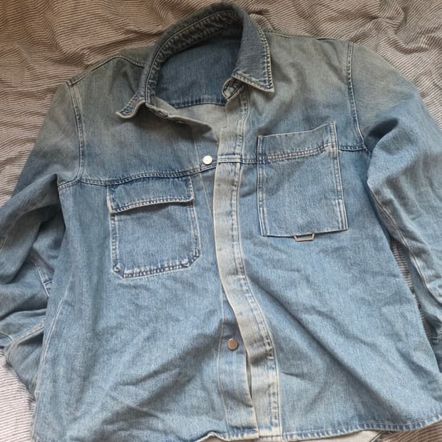 솔리드옴므 데님 셔츠