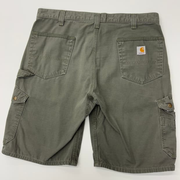Carhartt 칼하트 카키그레이컬러 카고 쇼츠