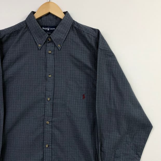 Xxl 폴로 체크 셔츠