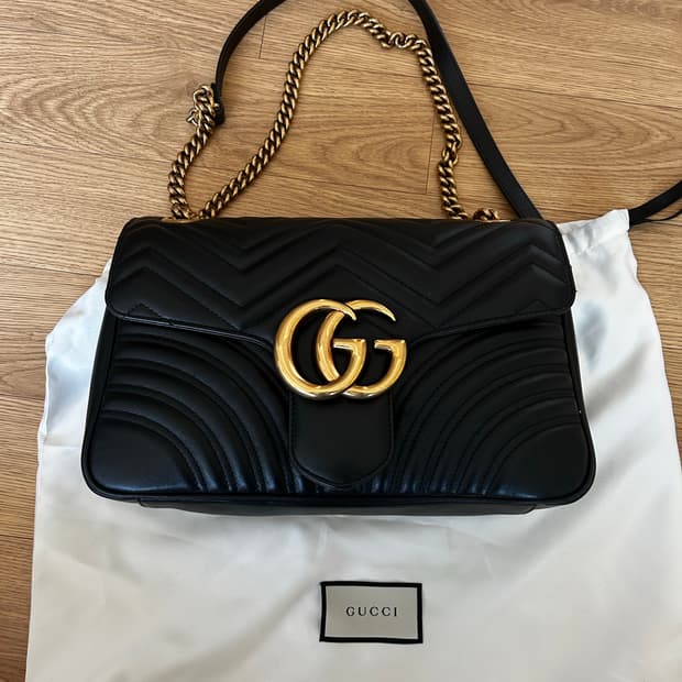 구찌 마몽 라지 숄더백