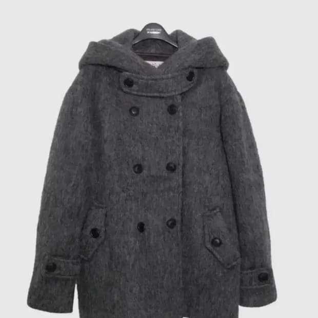 인앤양 인 하모니 미야 하프 코트 차콜