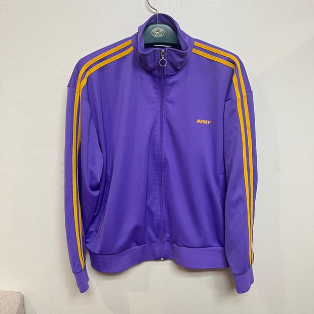(L) 널디(NERDY) 트랙탑 져지 퍼플 재킷