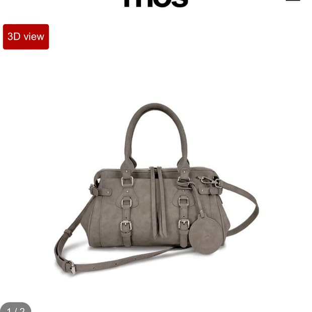 rhos BIKER BAG  grey 로스 바이커백 그레이 